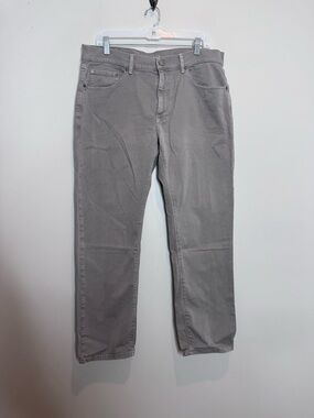 Mott & Bow Slim Fit Gray Jeans Mens 36x30 Stretch Denim Modern Minimalist Casual